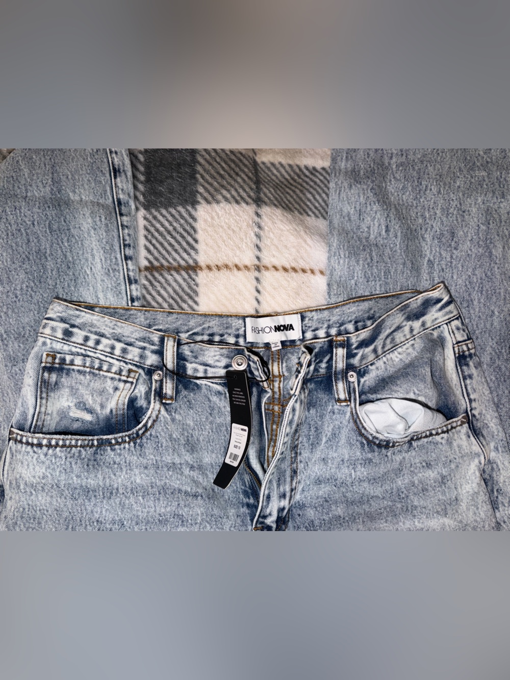 Fashion Nova Light Blue High-Rise Women’s Jeans